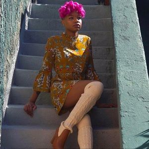 Nasty Gal Flower Dress